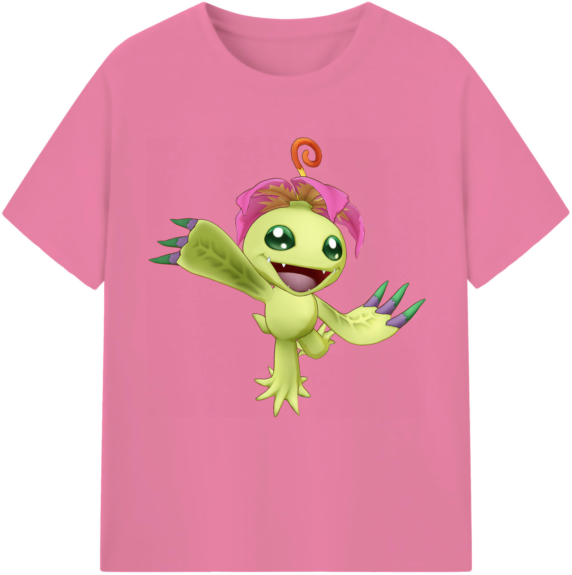 （画像用） Digimon デジタルモンスター/デジモン 綿100％半袖Tシャツ（フロントプリント）